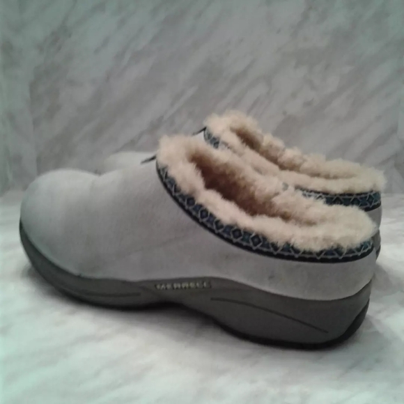 Merrell Encore Ice Mule Clogs Shoes Women's 6.5 Suede Slip On loafer - Picture 4 of 6